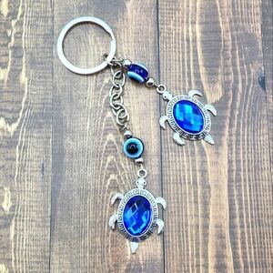 💕3/$15💕 Turtle Evil Eye Keychain